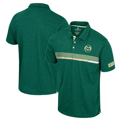 Colosseum Green Colorado State Rams No Problemo Polo pour homme