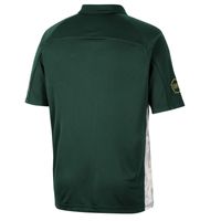 Men's Colosseum Green Colorado State Rams OHT Military Appreciation Snow Camo Polo