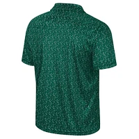 Polo de golf sublimé pour homme Colosseum Green Colorado State Rams