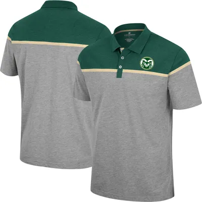 Polo Colosseum Heather Grey Colorado State Rams Chamberlain pour homme