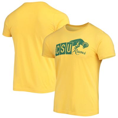 Men's Homefield Heathered Gold Colorado State Rams Vintage 1966 Logo T-Shirt