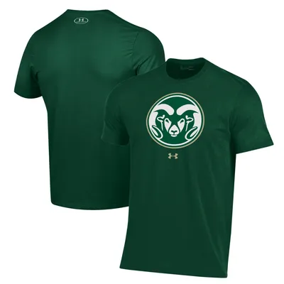 Colorado State Rams Under Armour Logo Performance T-Shirt - Green