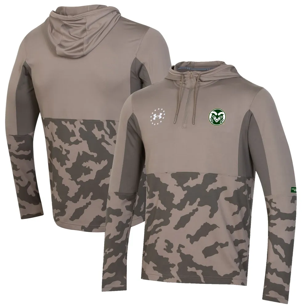 Lids Colorado State Rams Under Armour Military Appreciation Quarter-Zip Pullover Hoodie | Brazos Mall