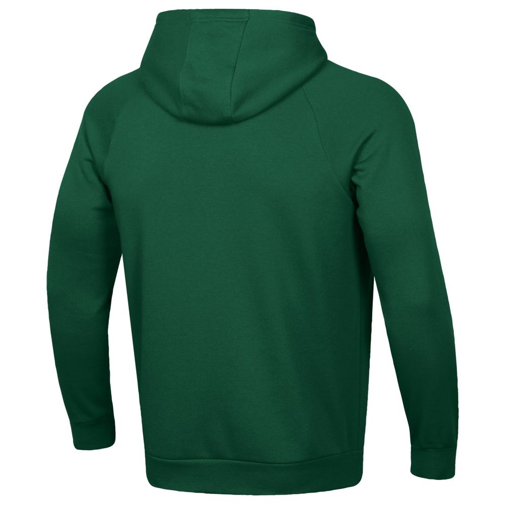 Men's Under Armour Green Colorado State Rams Primary School Logo All Day Raglan Pullover Hoodie