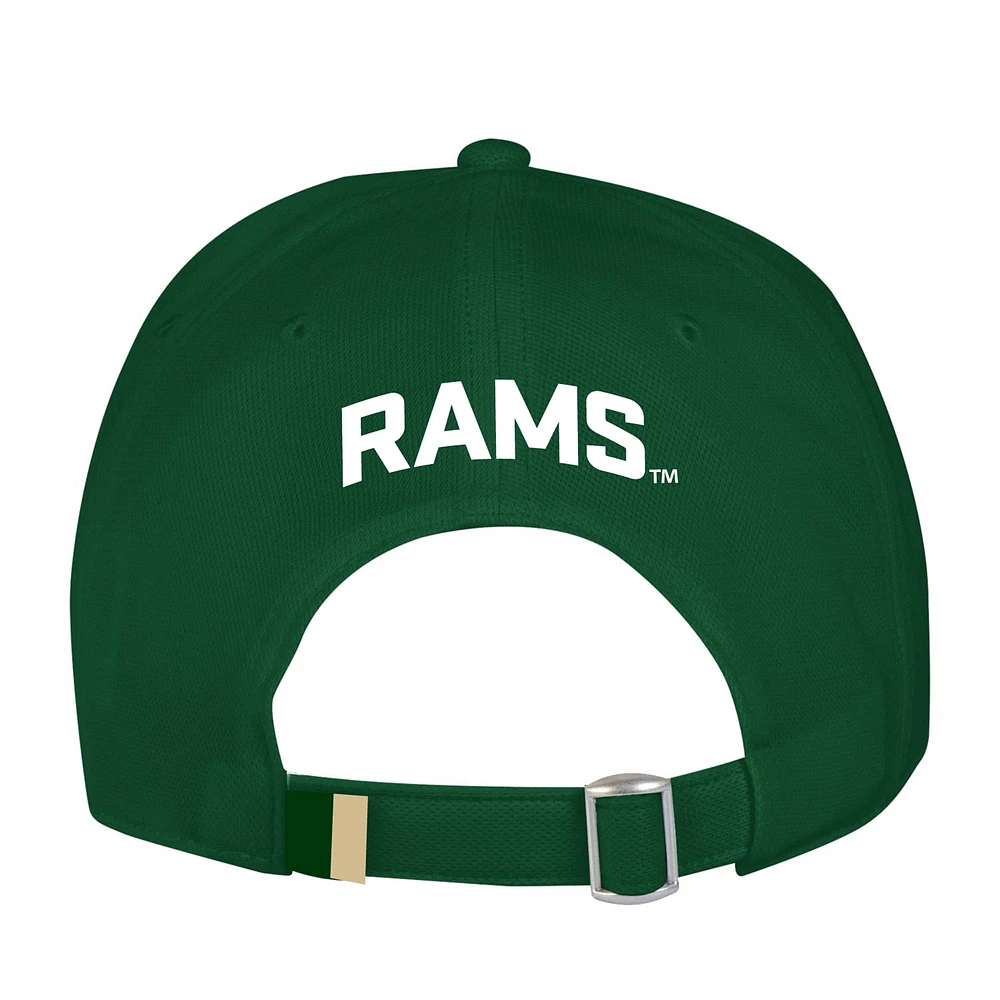 Men's Under Armour  Green Colorado State Rams Sideline Blitzing Accent Adjustable Hat