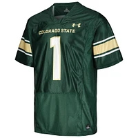 Under Armour #1 Colorado State Rams Replica Maillot de football pour homme Vert