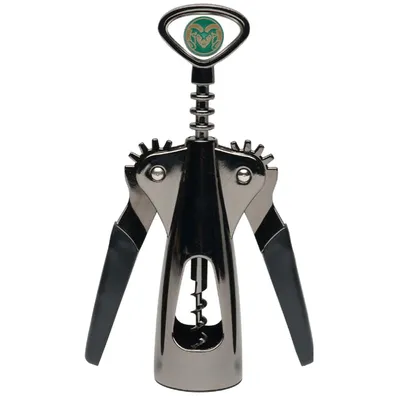 Colorado State Rams Wine Opener - Silver