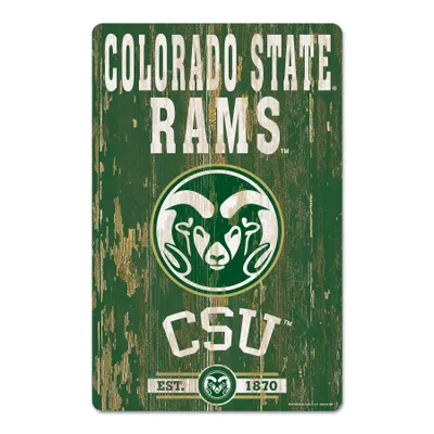 Colorado State Rams WinCraft 11'' x 17'' Slogan Wood Sign