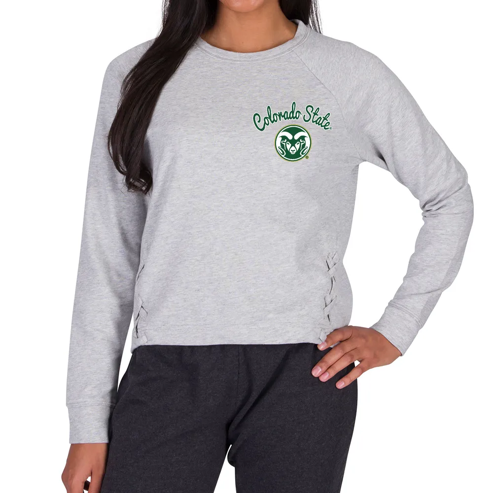 Lids Colorado State Rams Concepts Sport Women's Greenway Long Sleeve T-Shirt  - Gray