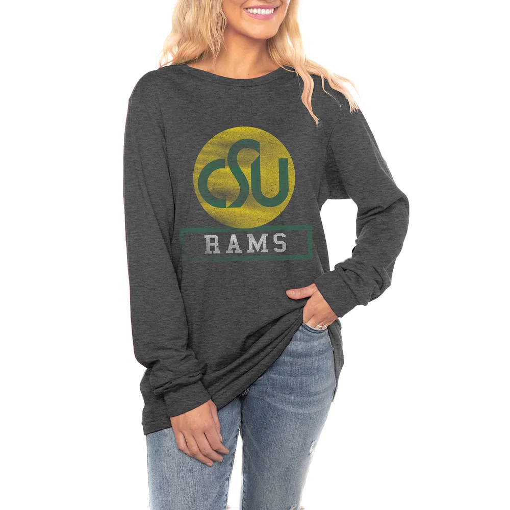 Lids Colorado State Rams Gameday Couture Women's Tailgate Club Luxe  Boyfriend Long Sleeve T-Shirt - Charcoal