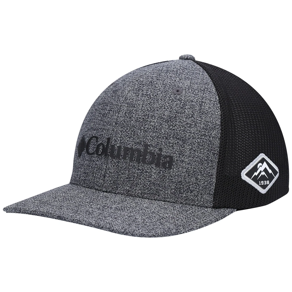 Columbia Mesh Flex Hat - Heather Charcoal/Black