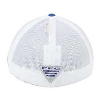 Columbia PFG Fish Flag Mesh Flex Chapeau - Royal/Blanc