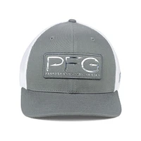 Columbia PFG Mesh Hooks Flex Hat - Gray/White