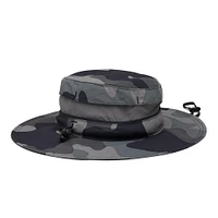 Men's Columbia Black Bora Camo Printed Booney Omni-Shade Bucket Hat