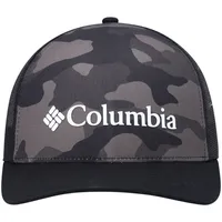 Casquette Columbia Punchbowl Camo Trucker Snapback pour homme, noire