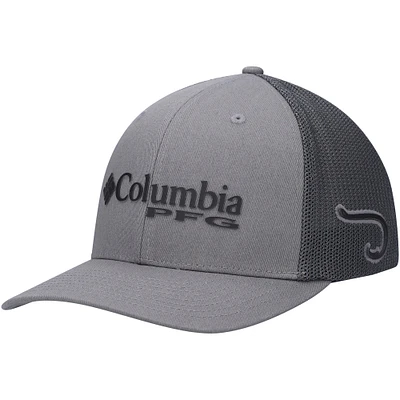 Casquette Flex en maille PFG gris/charbon Columbia pour hommes