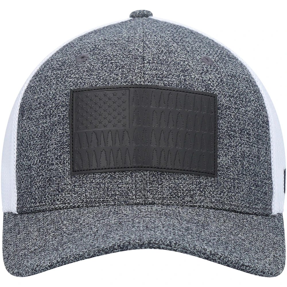 Casquette flexible d'extérieur robuste gris chiné Columbia pour hommes