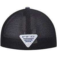 Casquette Columbia PFG noire en maille avec dos flexible pour hommes