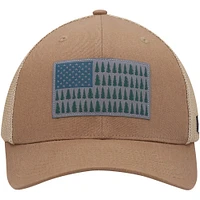 Casquette flexible Columbia Tan Tree Flag pour hommes