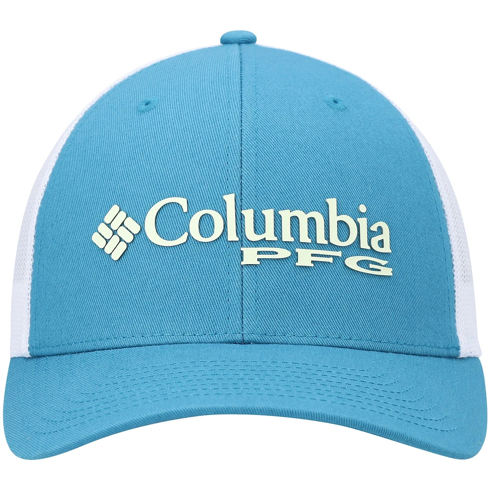 Casquette Columbia PFG Trucker Snapback pour femme, bleu sarcelle