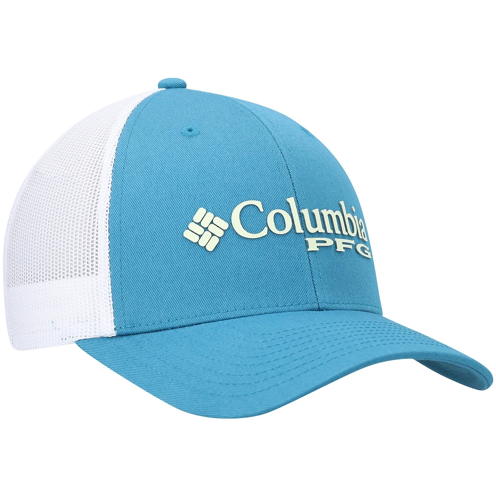 Women's Columbia Teal PFG Trucker Snapback Hat