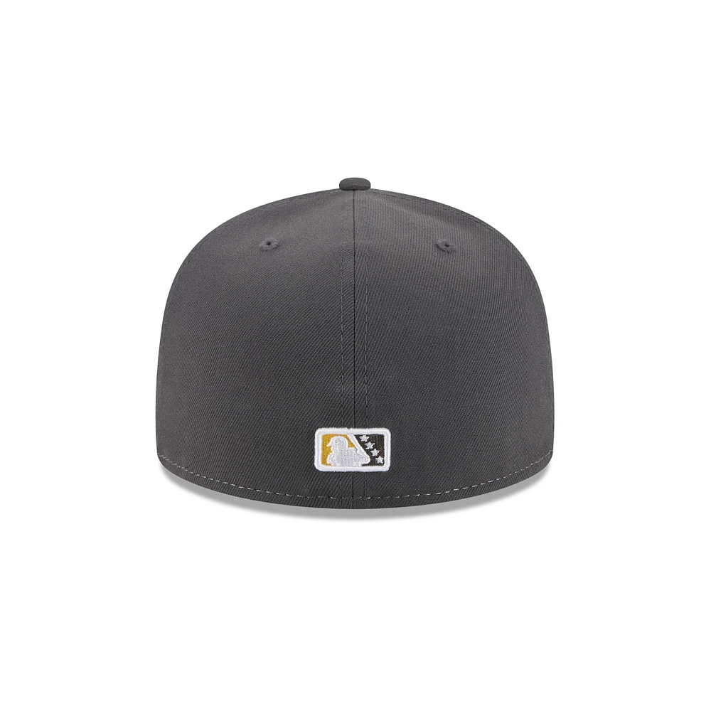Men's New Era  White Columbia Fireflies Theme Nights 59FIFTY Fitted Hat
