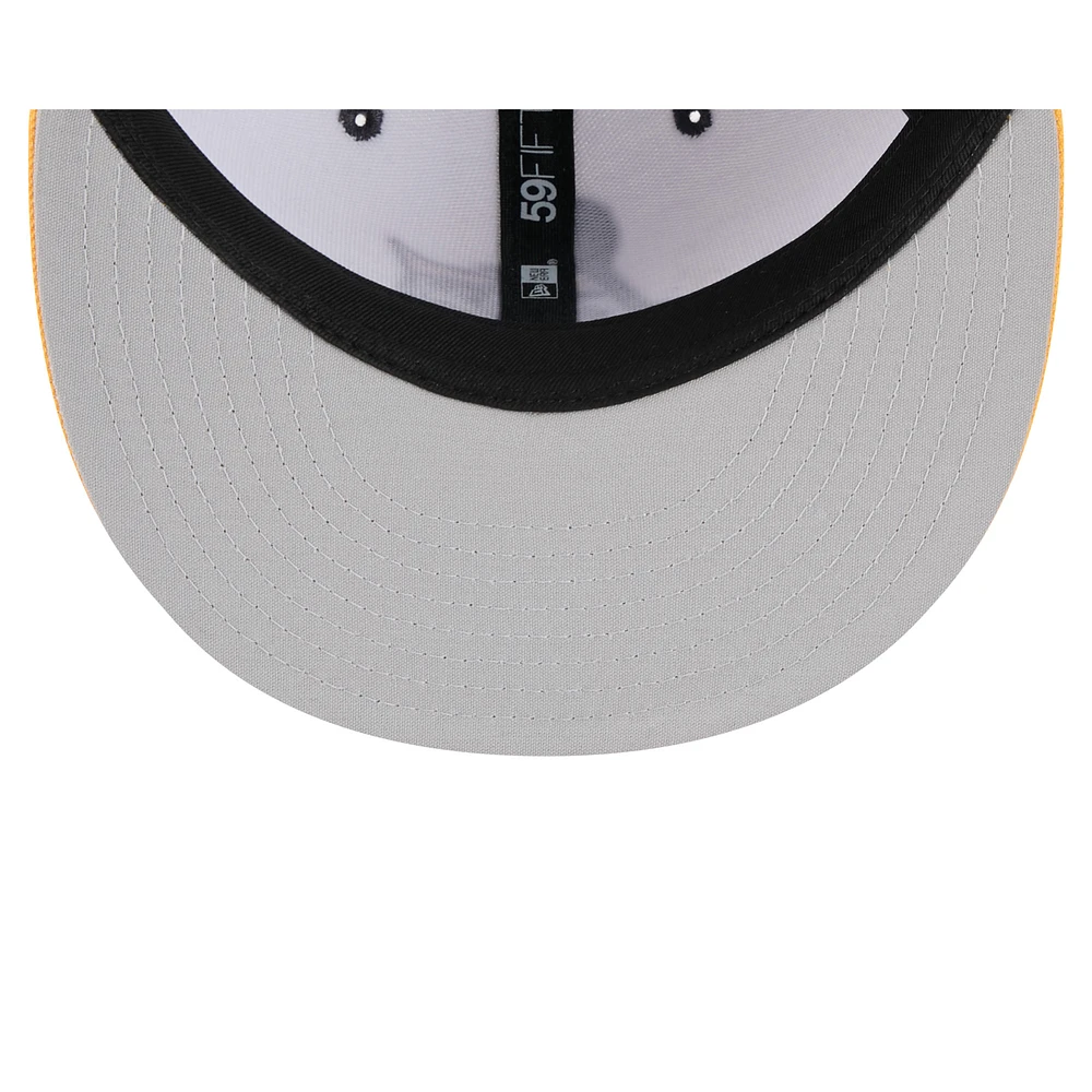 Men's New Era  White Columbia Fireflies Theme Nights 59FIFTY Fitted Hat