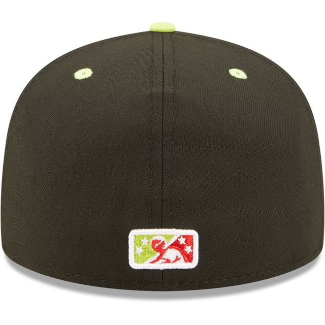 Casquette ajustée 59FIFTY Chicharrones De Columbia Copa La Diversion New Era pour homme, noir/vert