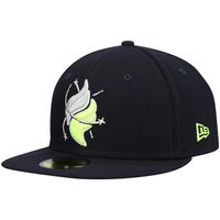 Men's New Era Navy Columbia Fireflies Authentic Collection Team Alternate 59FIFTY Fitted Hat