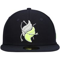 Men's New Era Navy Columbia Fireflies Authentic Collection Team Alternate 59FIFTY Fitted Hat