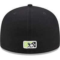 Men's New Era Navy Columbia Fireflies Authentic Collection Team Alternate 59FIFTY Fitted Hat