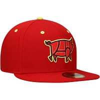 Men's New Era Red Chicharrones de Columbia Copa la Diversión 59FIFTY Fitted Hat