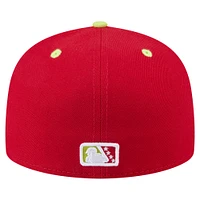 Men's New Era Red Columbia Fireflies Copa de la Diversión 59FIFTY Fitted Hat