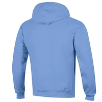 Sweat à capuche en polaire bleu clair Champion pour homme de l'Université Columbia Basic Arch