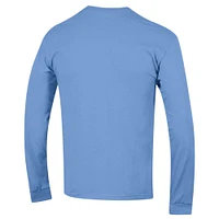 Men's Champion  Light Blue Columbia University Basic Arch Long Sleeve T-Shirt
