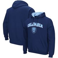 Men's Colosseum Navy Columbia University Arch and Logo Pullover Hoodie