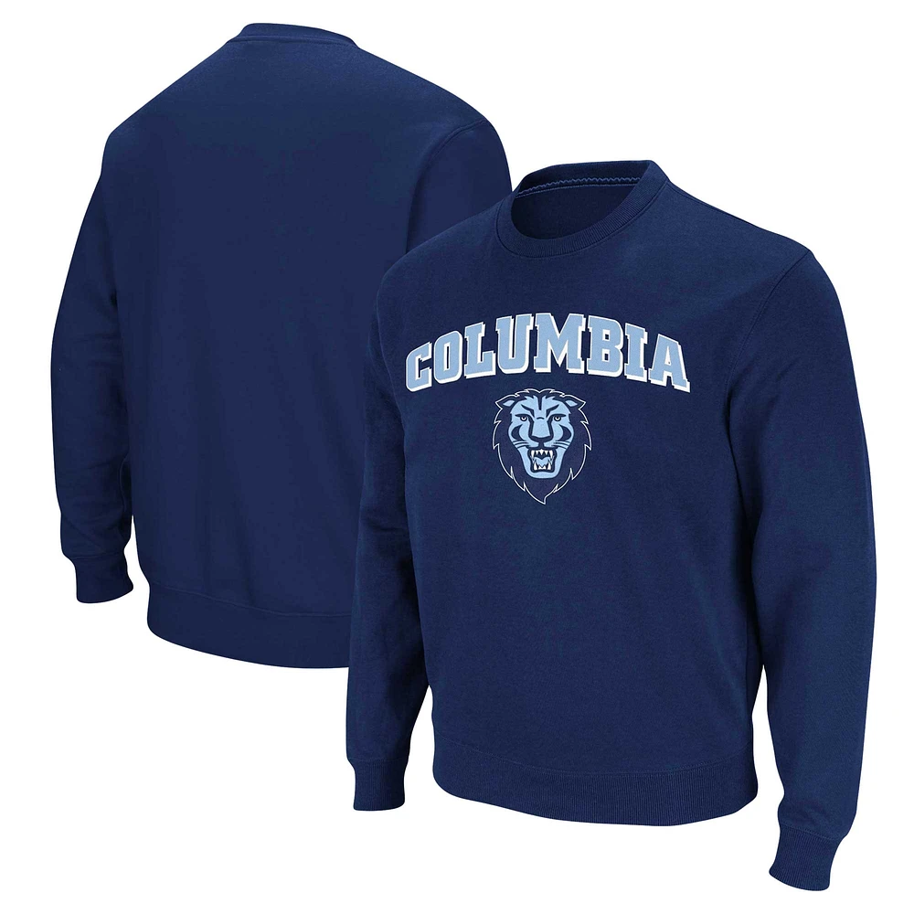 Sweat-shirt Colosseum Navy Columbia University Arch & Logo pour hommes