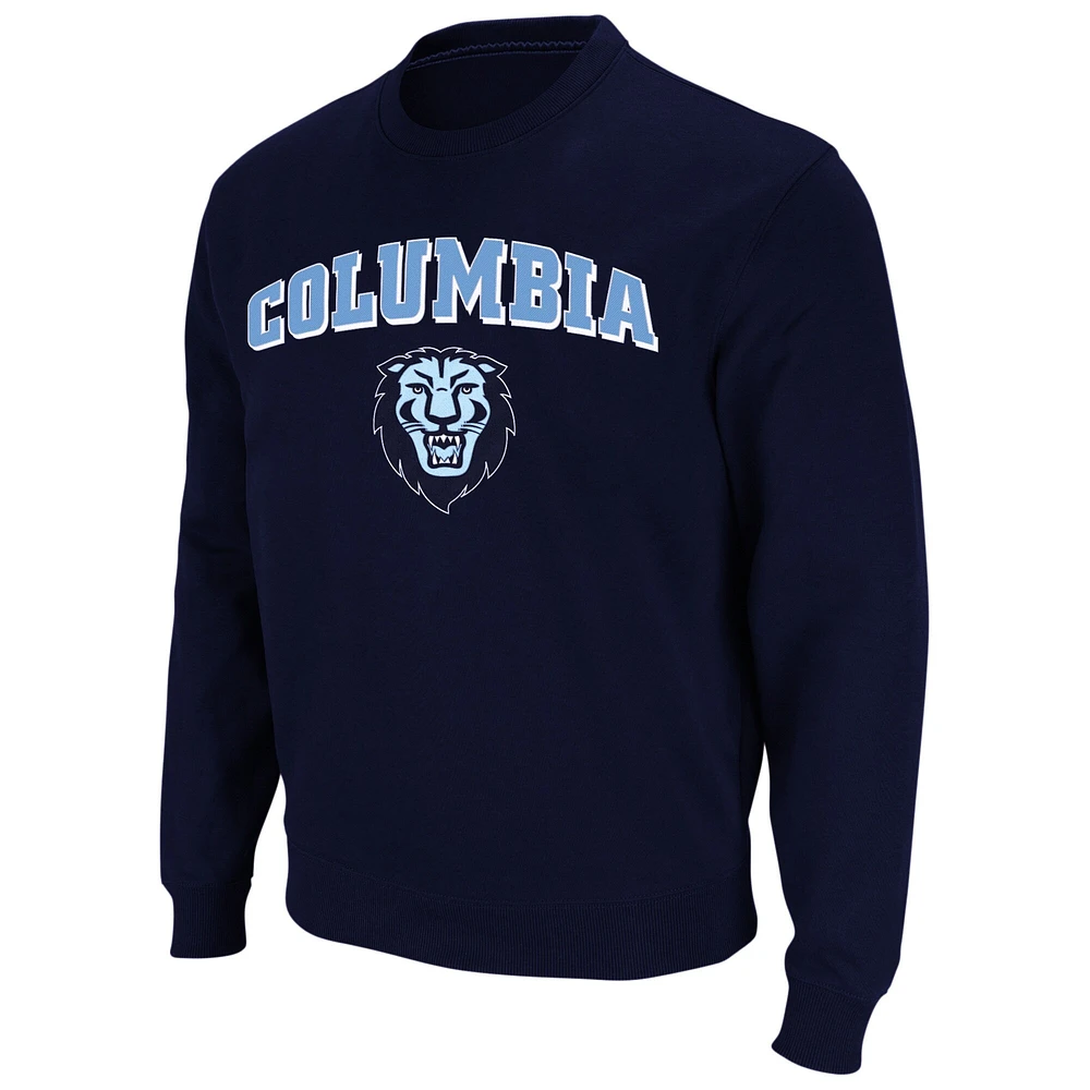 Colosseum Navy Columbia University Arch & Logo Sweat-shirt pour homme