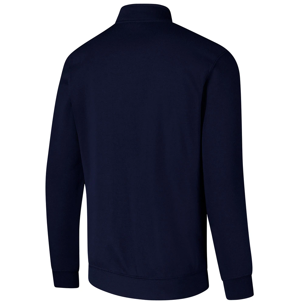 Sweat-shirt à glissière quart de tour Colosseum Navy Columbia University Tortugas pour homme