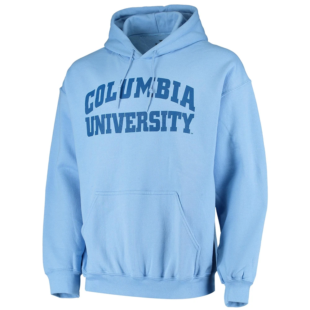 Sweat à capuche Fanatics Light Blue Columbia University Basic Arch Expansion pour homme