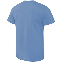 T-shirt Fanatics bleu clair pour homme Columbia University Basic Arch Expansion