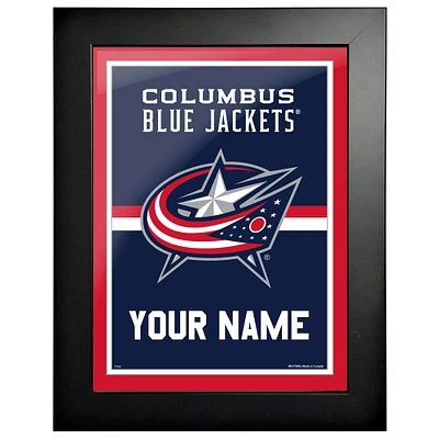 Columbus Blue Jackets - 12'' x 16'' Team Personalization Picture Frame