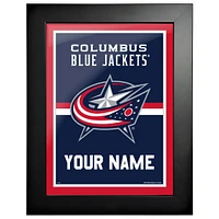 Columbus Blue Jackets - 12'' x 16'' Team Personalization Picture Frame