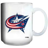 Blue Jackets de Columbus 15 oz. Tasse à logo primaire