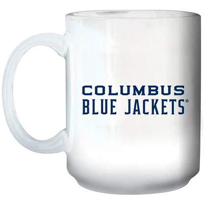 Blue Jackets de Columbus 15 oz. Tasse à logo primaire