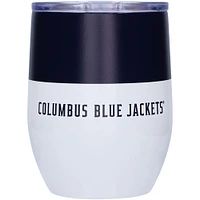 Vestes bleues de Columbus 16oz. Gobelet incurvé en acier inoxydable colorblock