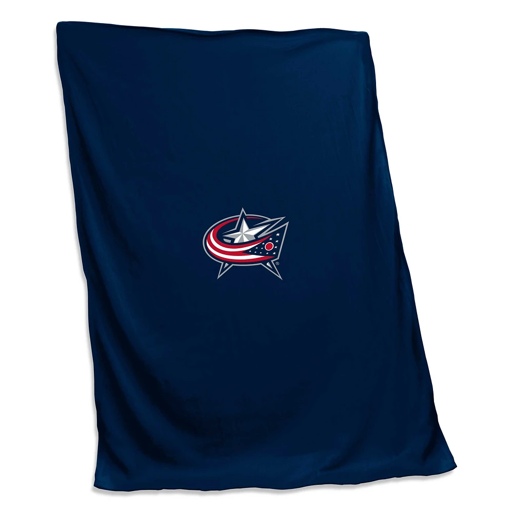 Couverture sweat-shirt de l'équipe Columbus Blue Jackets 54" x 84"