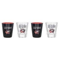 Columbus Blue Jackets Four-Pack Shot Glass Set