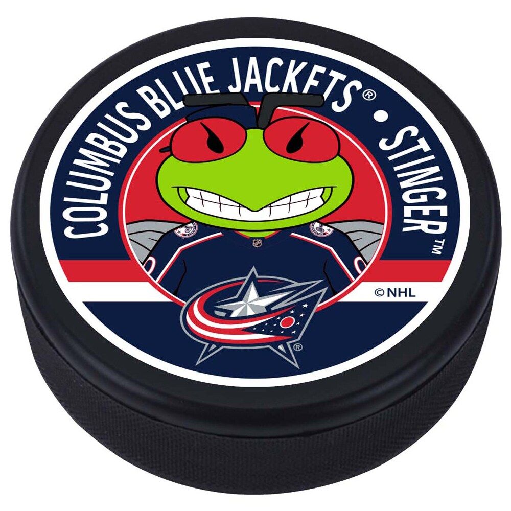 Columbus Blue Jackets - Mascot Design Hockey Puck