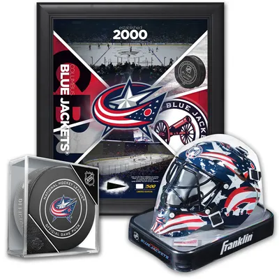 Columbus Blue Jackets Fanatics Authentic Ultimate Fan Collectibles Bundle - Includes Team Impact 15" x 17" Frame, Mini Goalie Mask and Official Game Puck